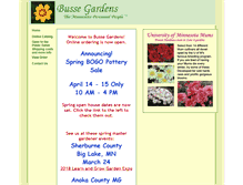Tablet Screenshot of bussegardens.com